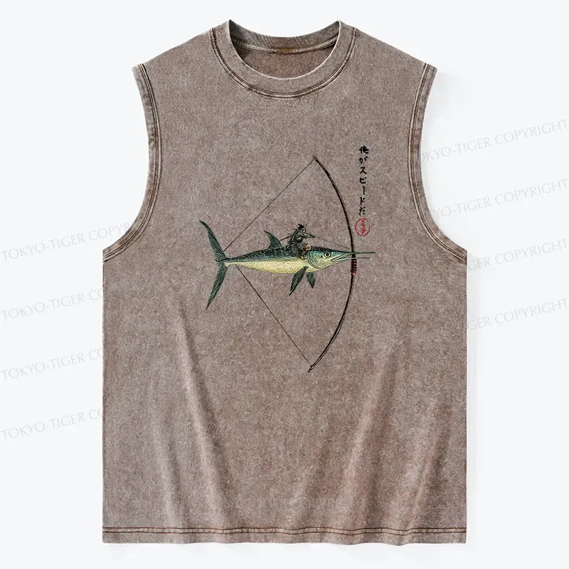 Kyoto-Lion Unisex Tank Top for Everyday Wear