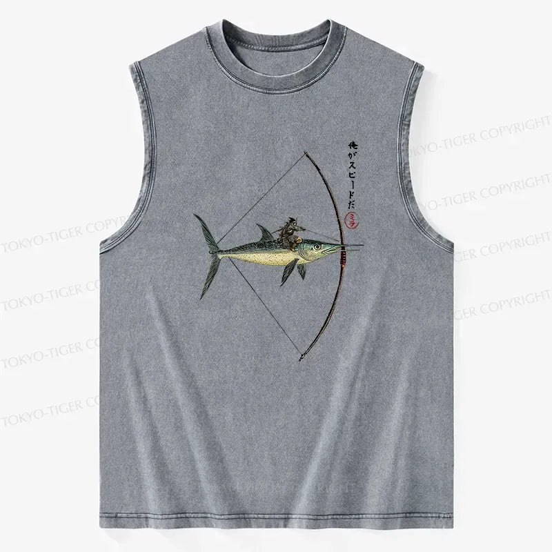 Kyoto-Lion Unisex Tank Top for Everyday Wear