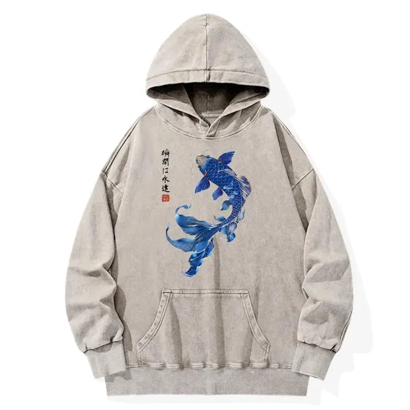 Japanese Koi Fish Hoodie for Daily Wear