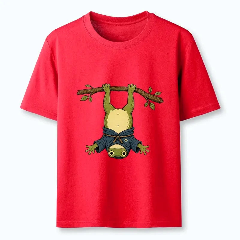 Kyoto-Lion Blue Robe Graphic Tee