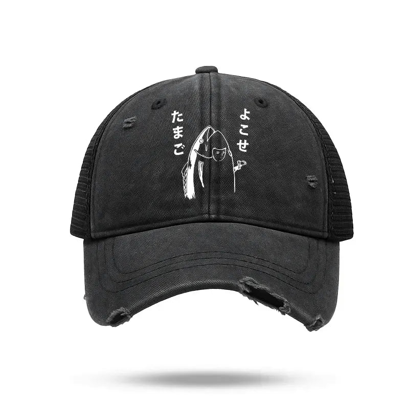 Trending Japanese Fish Trucker Cap
