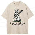 Unisex Rabbit Graphic Tee for Summer
