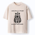 Kyoto-Lion The Line Capybara£ºI Asked Myself If I'm Okay Washed T-Shirt