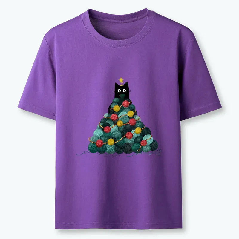 Japanese vintage cat t-shirt for holiday