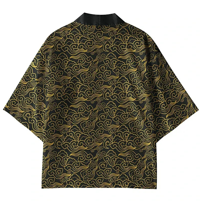 Japanese Kimono Cardigan for Unisex Streetwear