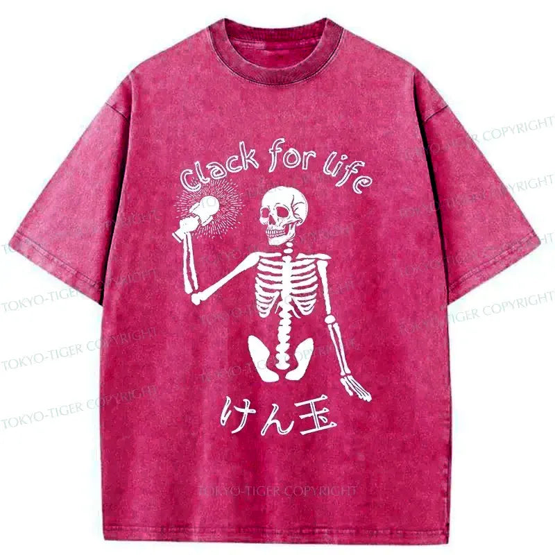 Japanese Streetwear Skeleton Kendama T-Shirt