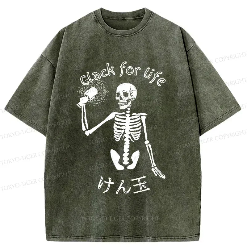 Japanese Streetwear Skeleton Kendama T-Shirt