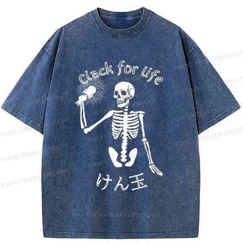Japanese Streetwear Skeleton Kendama T-Shirt