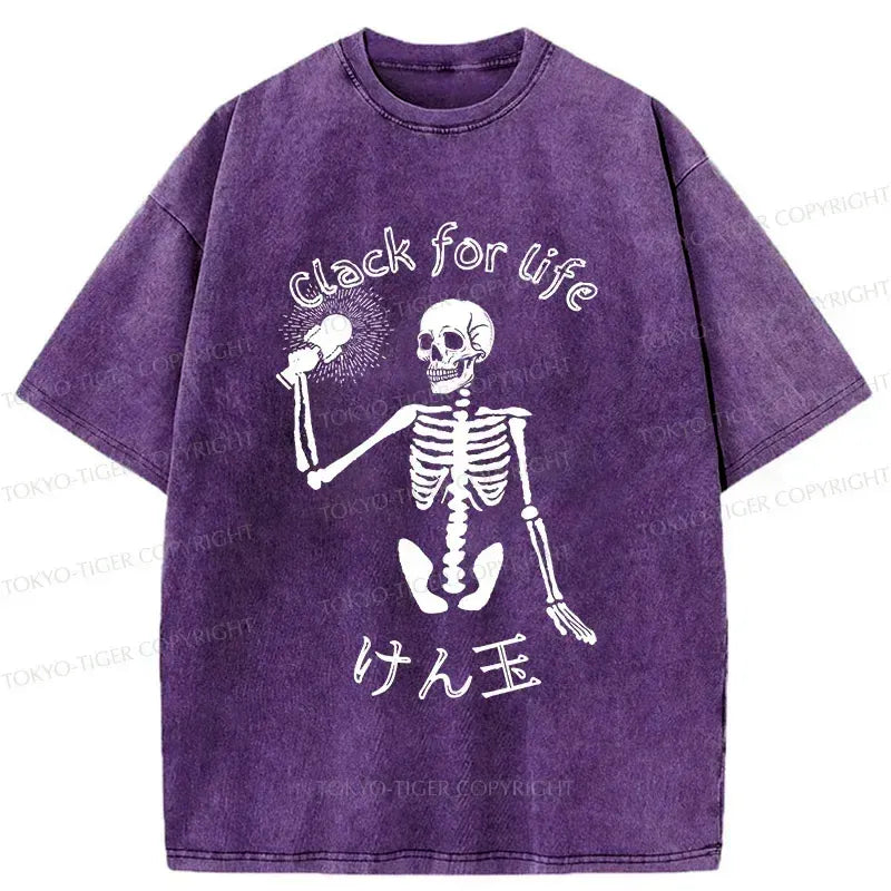 Vintage Skeleton Playing Kendama T-Shirt