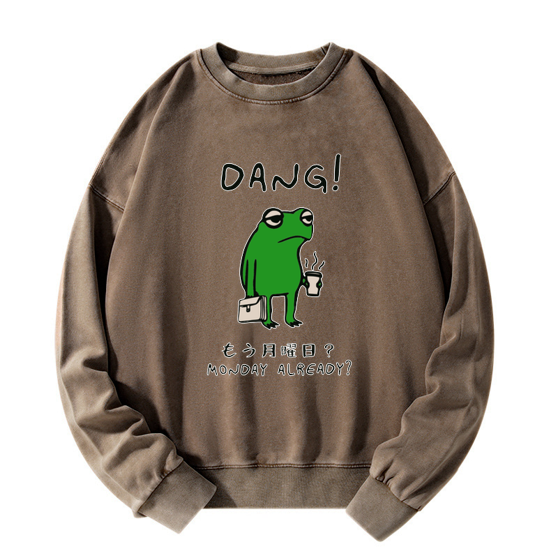 funny monday mood kyoto lion sweatshirt