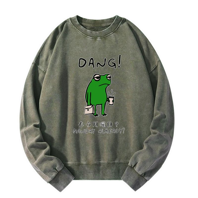 funny monday mood kyoto lion sweatshirt