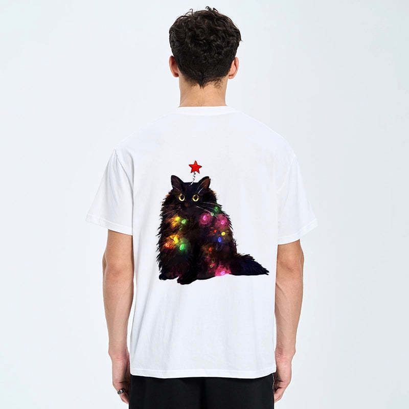 unisex cotton cat shirt for casual wear