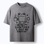 Kyoto-Lion Sometimes A Frog Just Needs To Fart Washed T-Shirt