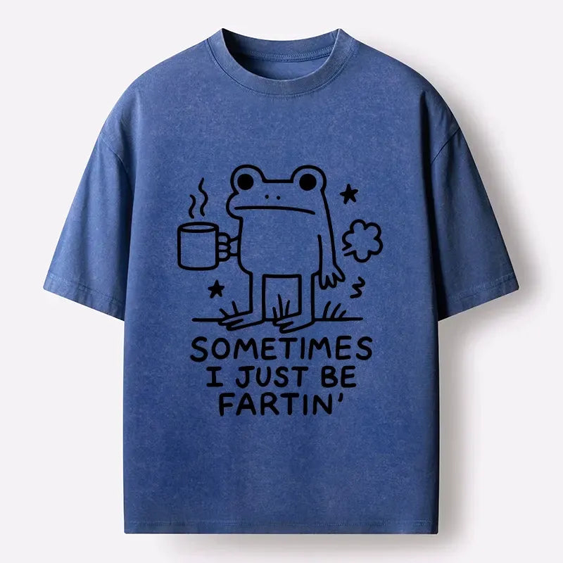 japanese vintage frog t-shirt for men