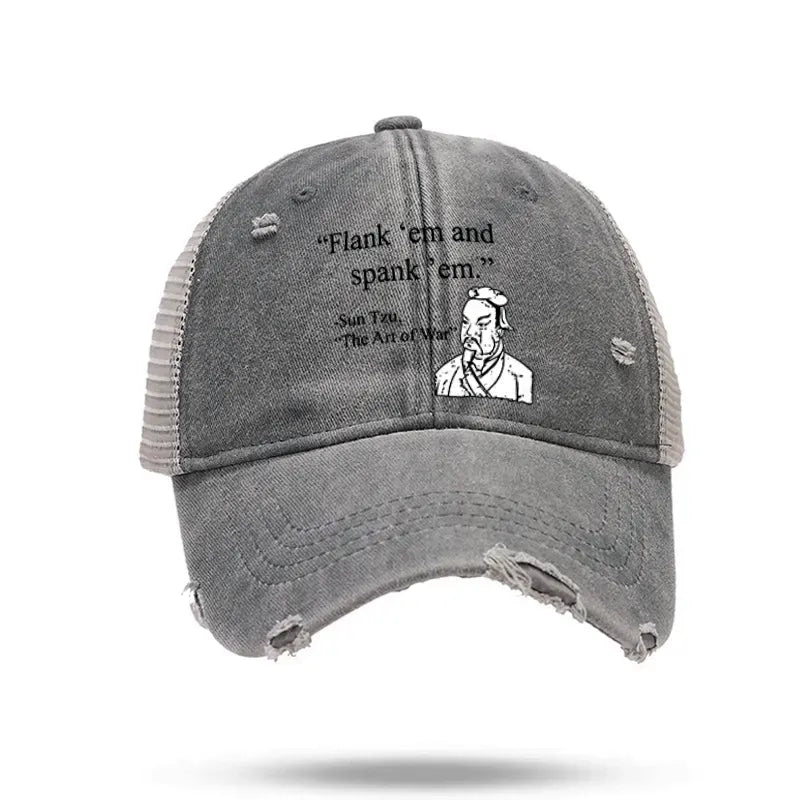 unisex cotton trucker cap adjustable