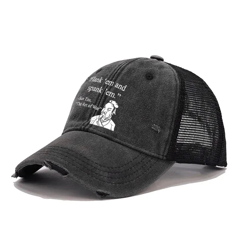 Kyoto-Lion The Art Of War Funny Trucker Cap