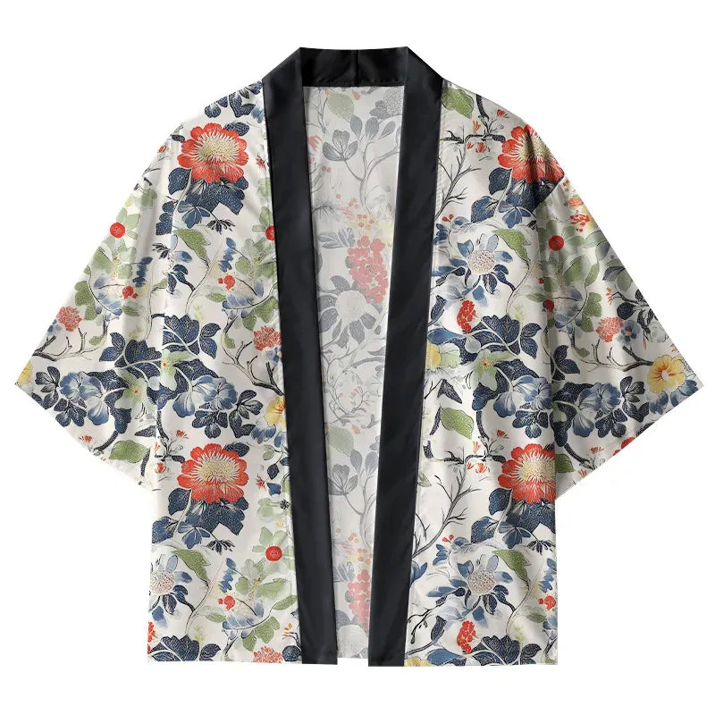 Kyoto-Lion Petal Bloom Kimono Cardigan