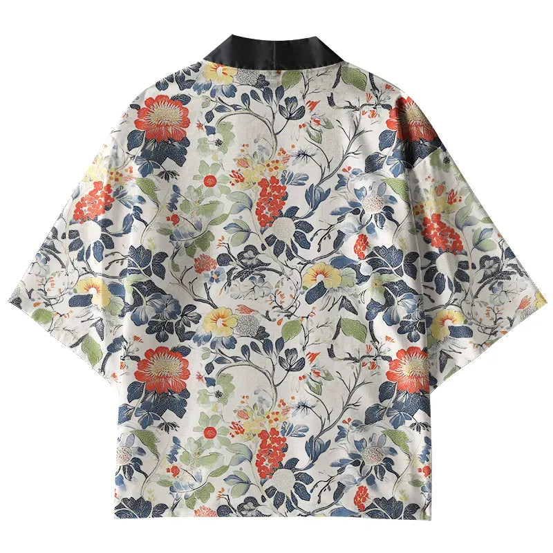 Kyoto-Lion Petal Bloom Kimono Cardigan