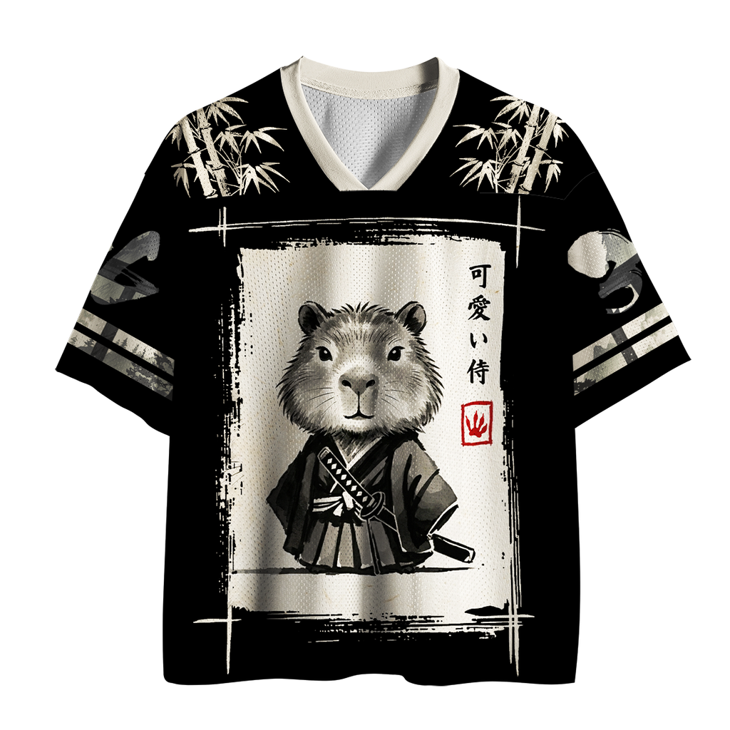 Kyoto-Lion Chonky Samurai Capybara Mesh Jersey