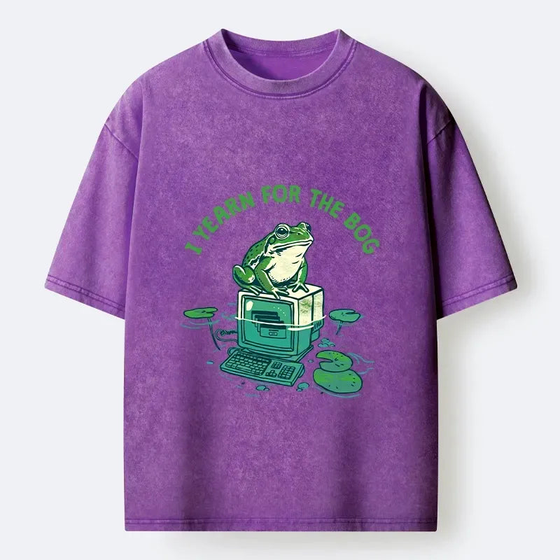 funny office frog t-shirt for daily wear
