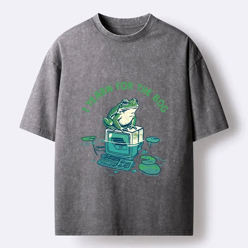 kyoto-lion unisex washed t-shirt for casual