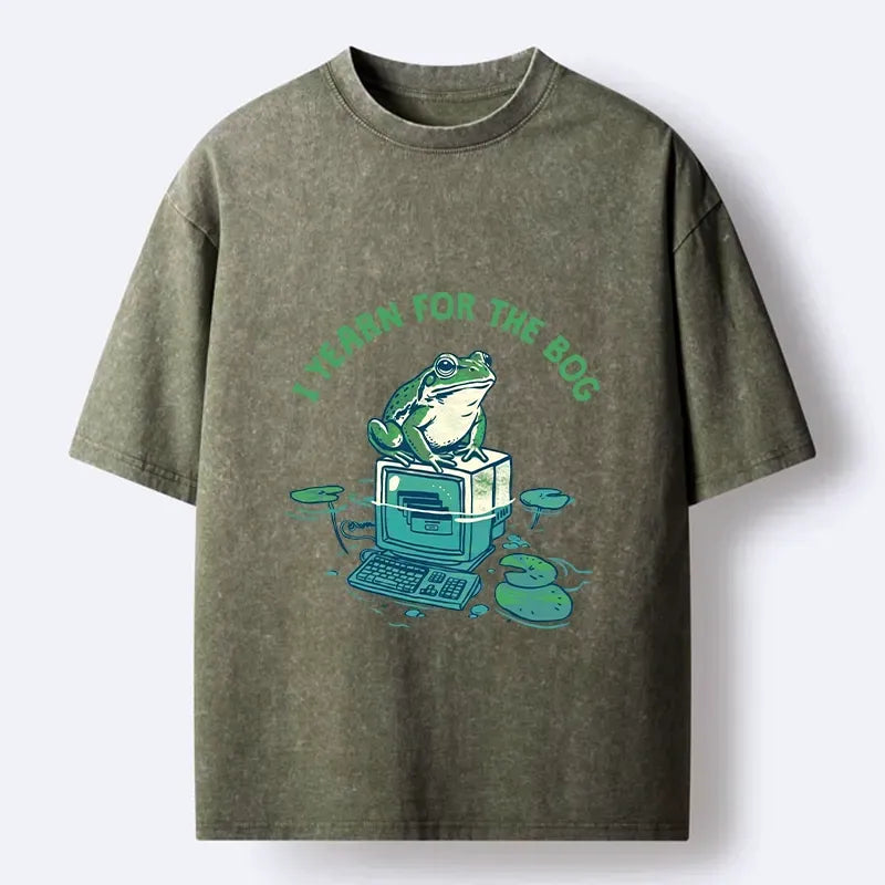 kyoto-lion unisex washed t-shirt for casual