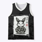 Ukiyo-e Style Mesh Tank Top for Summer