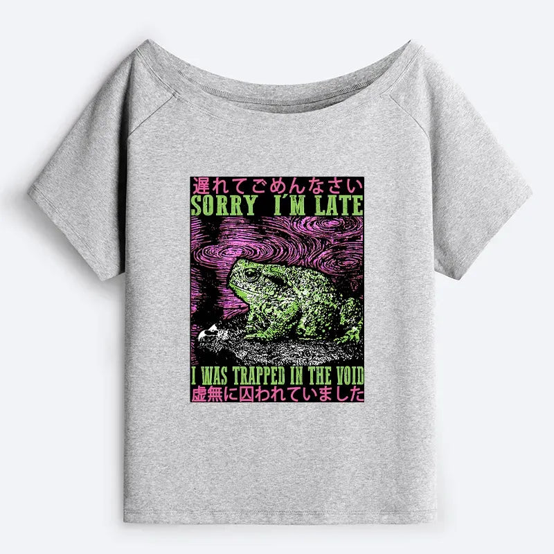 Ukiyo-e Frog Shirt for Summer