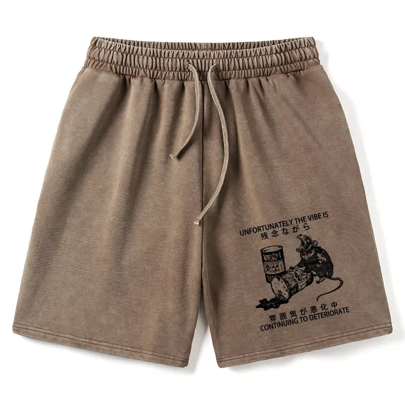 Kyoto Lion washed shorts for summer