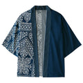Kyoto-Lion Geometric Patterns Kimono Cardigan