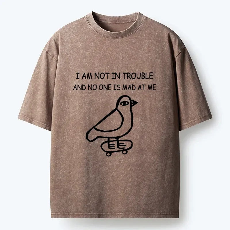 Japanese Vintage Washed T-Shirt for Casual