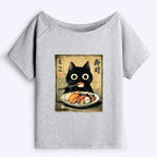 Japanese Streetwear Off Shoulder Top