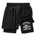 Kyoto-Lion Japan Tsukiji Fish Market Training Shorts