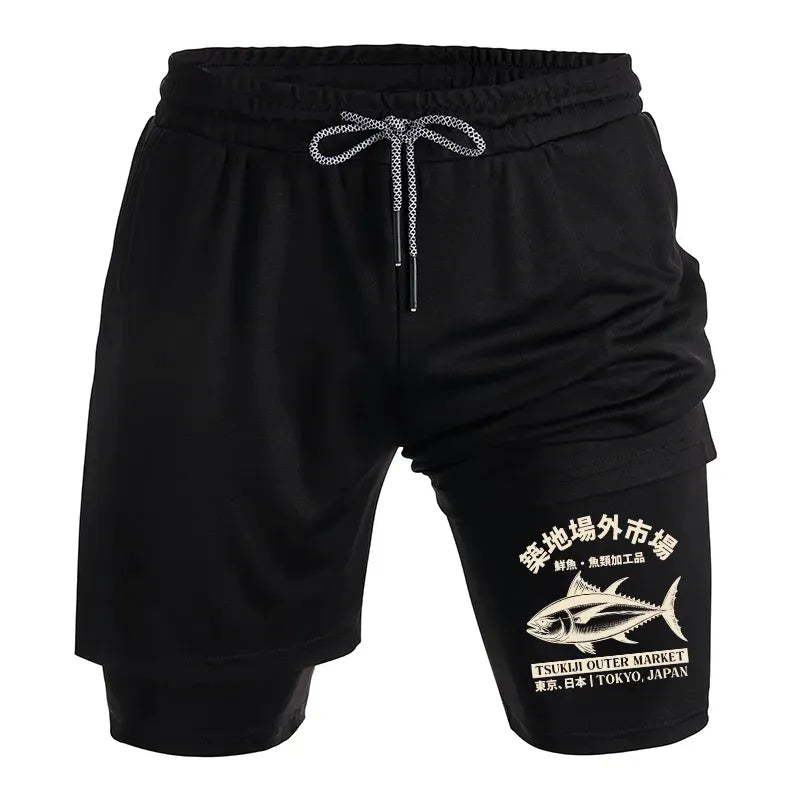 Japanese Style Training Shorts for Summer