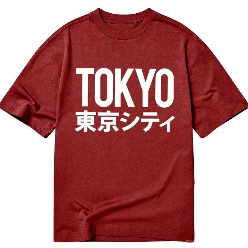 Japanese Retro Unisex T-Shirt for Daily Wear