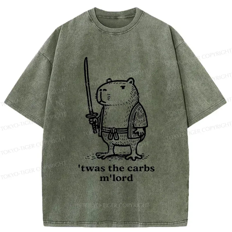 Funny Capybara Cotton T-Shirt for Summer