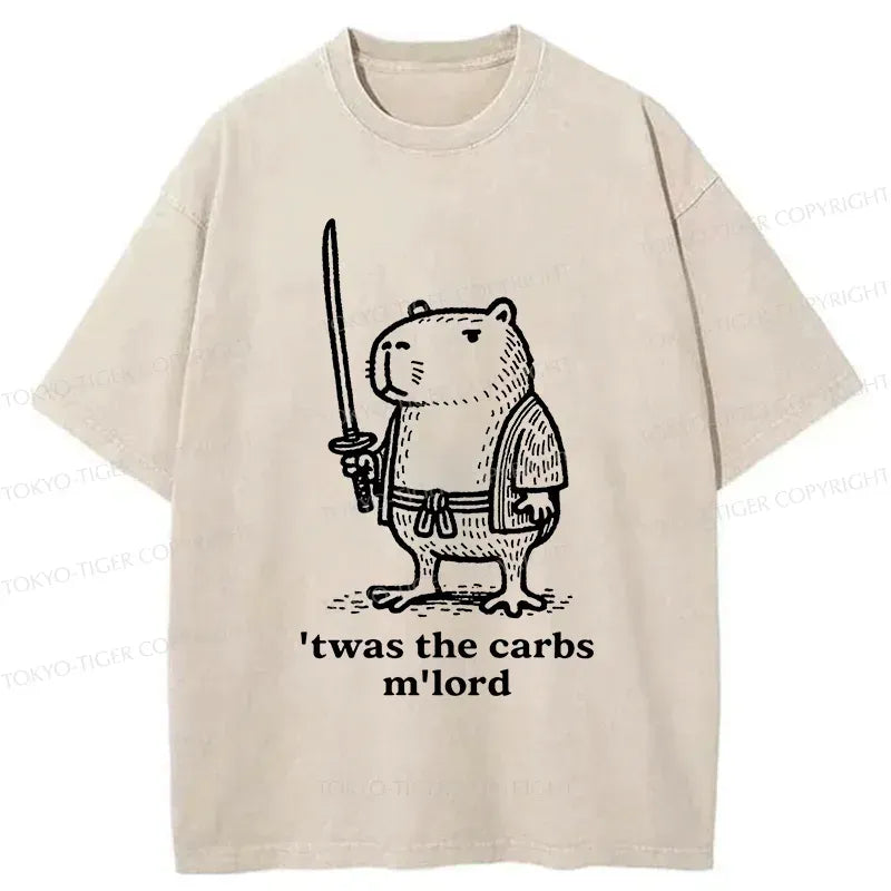 Funny Capybara Cotton T-Shirt for Summer