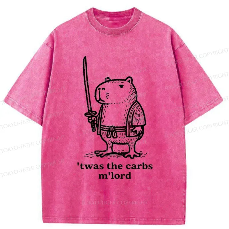 Funny Capybara Cotton T-Shirt for Summer