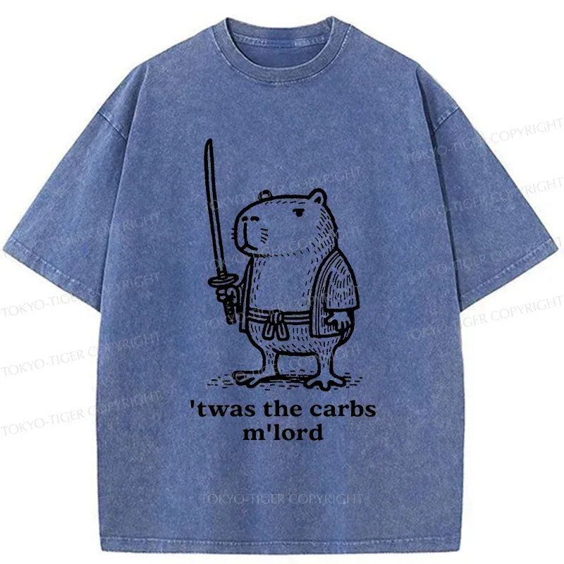 Funny Capybara Cotton T-Shirt for Summer