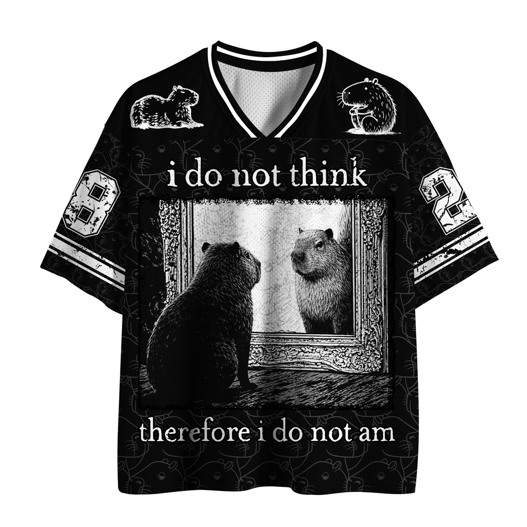 Kyoto-Lion 'I Do Not Think' Capybara Existentialism Mesh Jersey