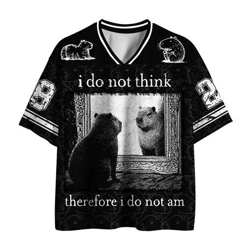 Kyoto-Lion 'I Do Not Think' Capybara Existentialism Mesh Jersey