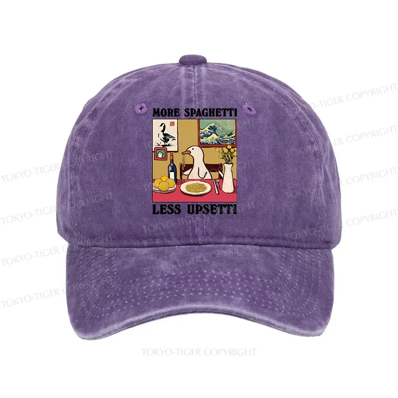 Kyoto-Lion More Spaghetti Less Upsetti Goose Washed Cap