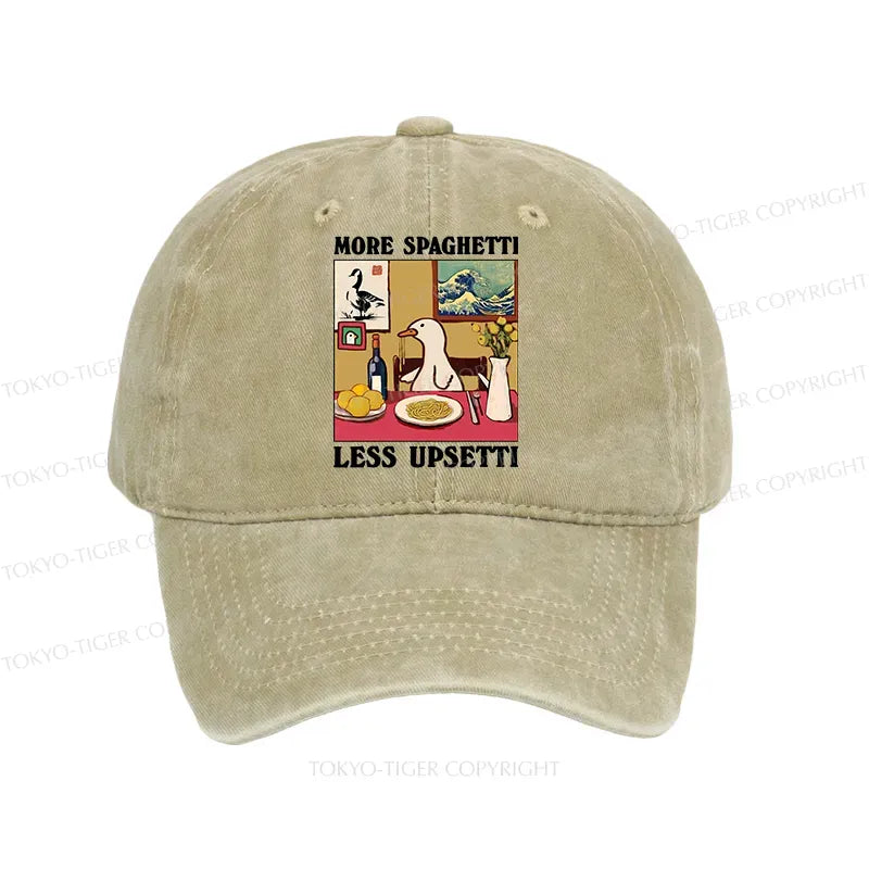 Kyoto-Lion More Spaghetti Less Upsetti Goose Washed Cap