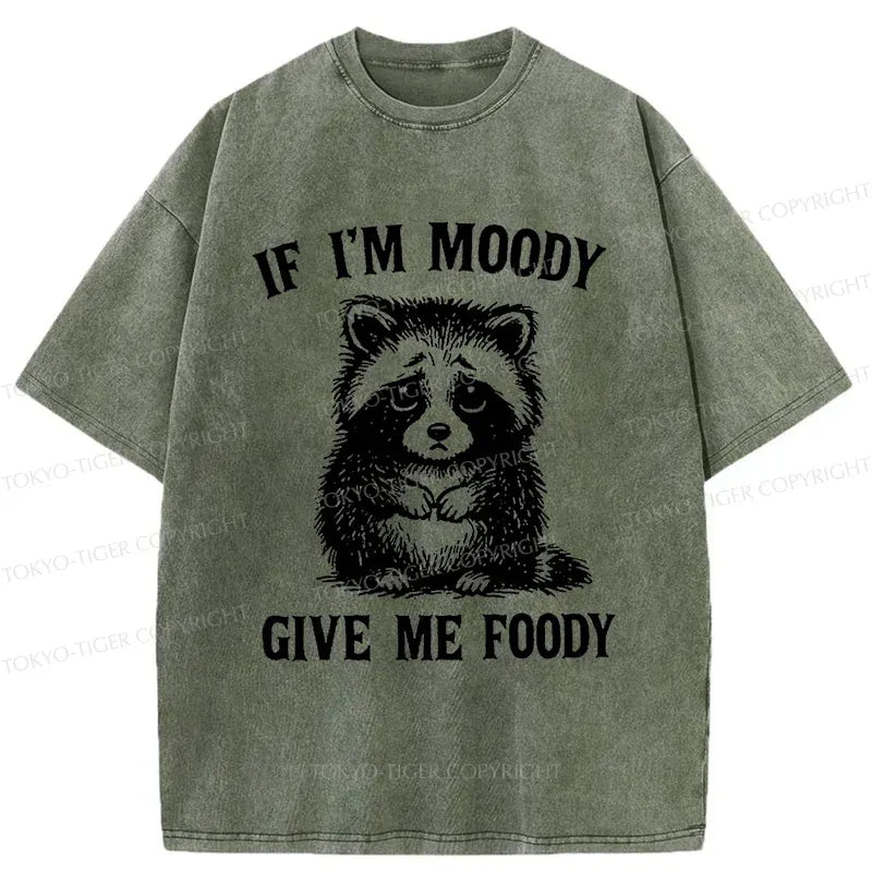 Kyoto-Lion Raccoons Waiting To Be Fed Washed T-Shirt