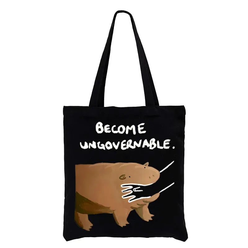 Kyoto Lion Canvas Tote Bag for Gift for Him
