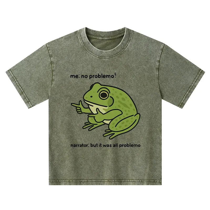 Funny Frog Meme Kids T-Shirt