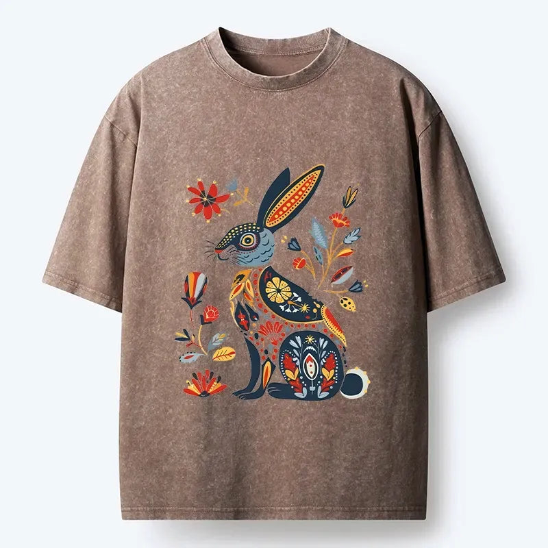 Vintage Washed T-Shirt for Streetwear Summer