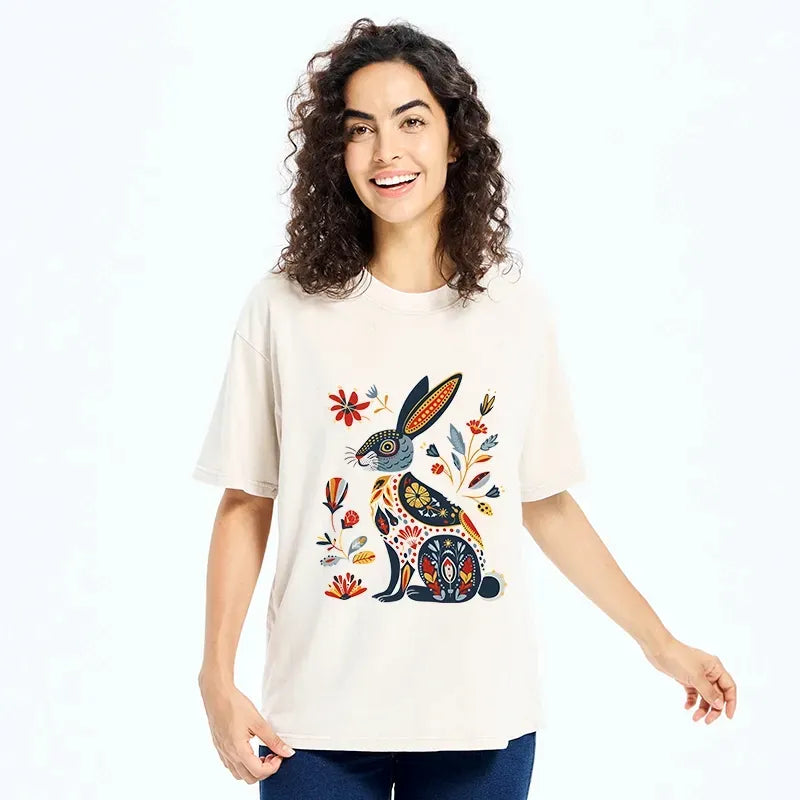 Vintage Washed T-Shirt for Streetwear Summer