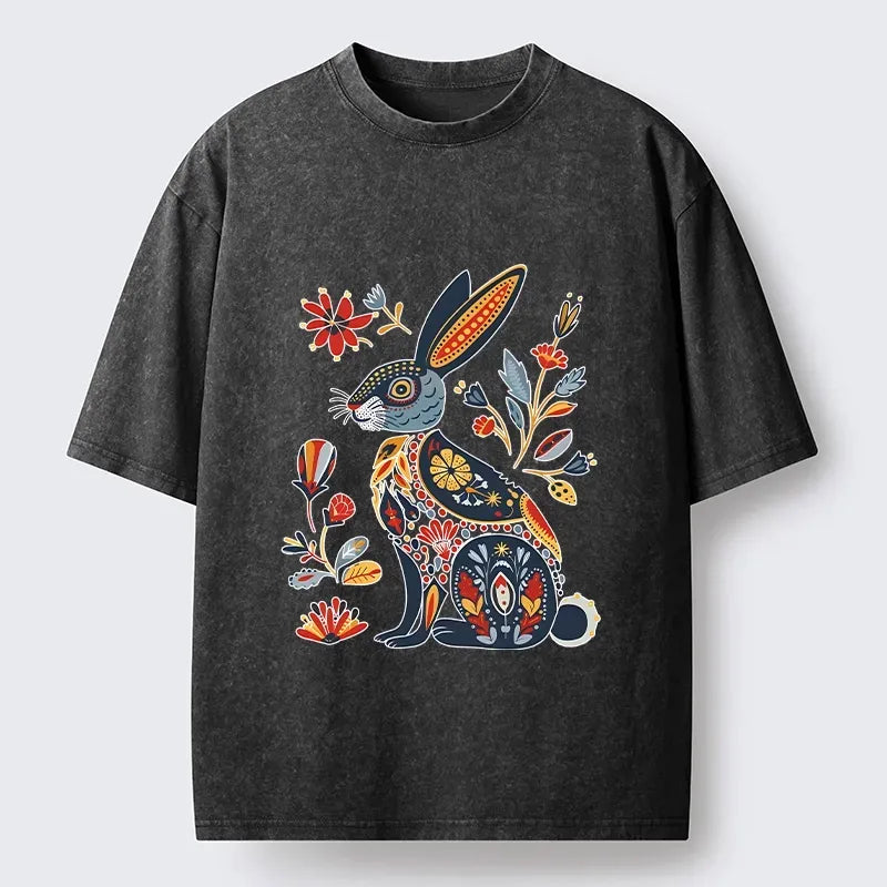 Vintage Washed T-Shirt for Streetwear Summer