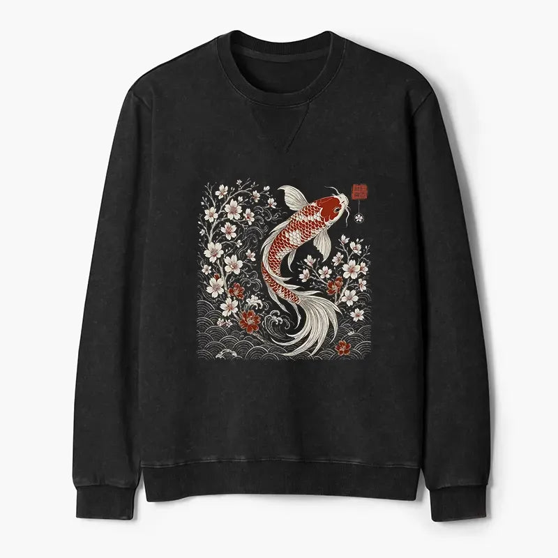 Vintage Sakura Sweatshirt for Daily Wear